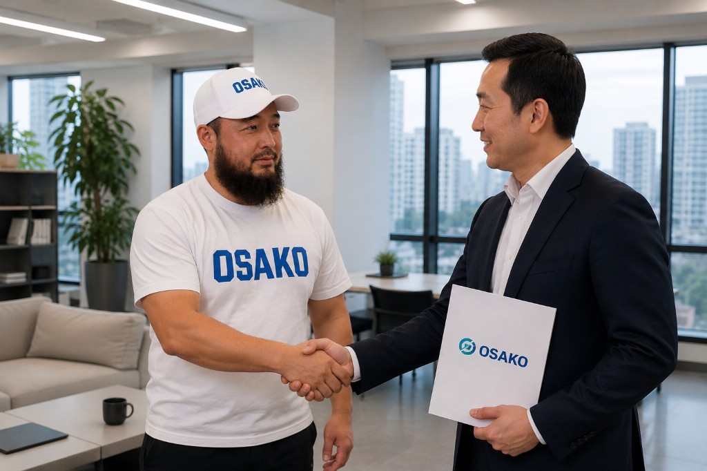Партнёрство OSAKO — рукопожатие